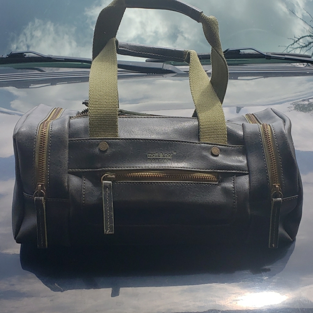 Matt and Natt vegan leather small duffle bag